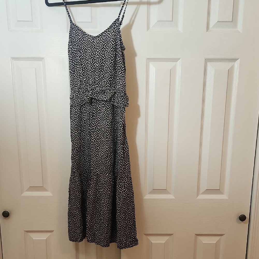 Mossimo Supply Co Black and White Tiered i Sundress